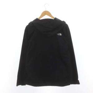 THE NORTH FACE コンパクトアノラック ジャケット ウインドブレーカー フード付き M 黒 ブラック