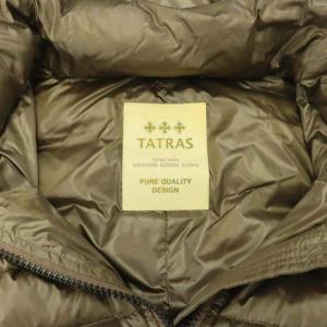 TATRAS フード ジップアップ ダウンベスト アウター 03 モカブラウン LTA6SP4450