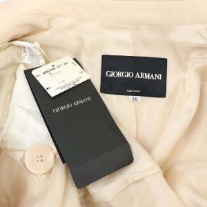 GIORGIO ARMANI テーラードジャケット 1B 総裏地 36 ピンクベージュ