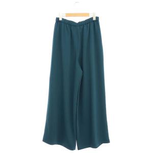 Graphpaper Stain Easy Wide Pants ワイドパンツ イージー サテン ドレープ 0 ダークグリーン