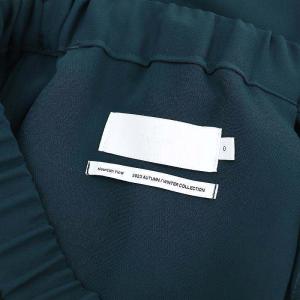 Graphpaper Stain Easy Wide Pants ワイドパンツ イージー サテン ドレープ 0 ダークグリーン