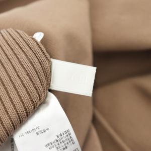 CELFORD ホールガーメントワンピース ミモレ ロング 長袖 Vネック ニット 36 S 茶 ブラウン