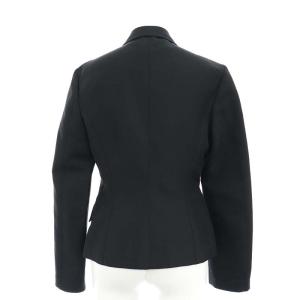 GUCCI テーラードジャケット 3B シルク混 40 黒 ブラック