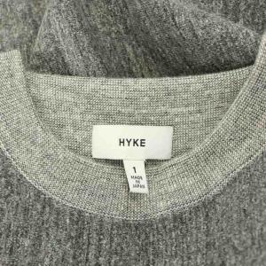 HYKE クルーネックスウェットトップスロングトップス トレーナー 1 グレー