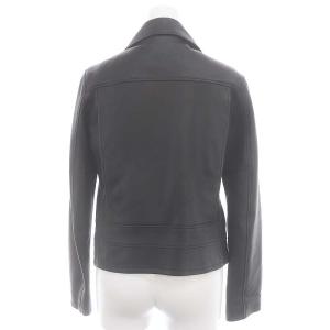 upper hights ダブルライダースジャケット ジップアップ レザー 総裏地 1 ダークブラウン