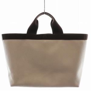 Hervé Chapelier リュクス 舟型トートL ハンドバッグ コーテッドキャンバス マスティック モカ 705GP