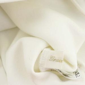 Grace Class レース切替トップ トップス カットソー 長袖 36 白 黒 ホワイト ブラック