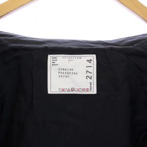 sacai 22SS レザー コーチジャケット ジップアップ 1 ブラック 22-02714M