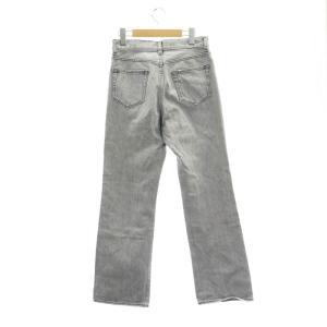 L'Appartement HELLO MY DENIM デニムパンツ ジーンズ ジッパーフライ コットン 26 ライトグレー