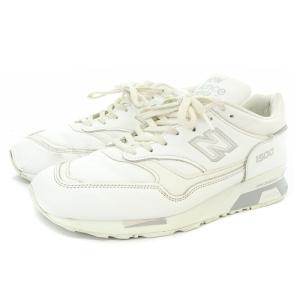New Balance M1500WHI スニーカー ロゴ US9 ホワイト グレー