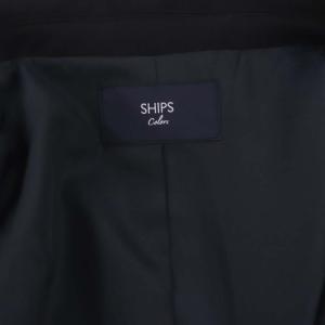 SHIPS カラーズ Colors メタルボタン ジャケット テーラード ダブル 黒 ブラック