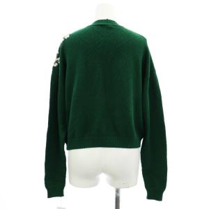 KEITA MARUYAMA SAKURA Knit カーディガン 長袖 ニット 総柄 スパンコール 01 マルチカラー