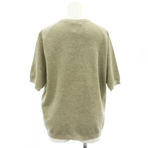 Plage 22AW compact プルオーバー ニット カットソー 半袖 クルーネック F ベージュ