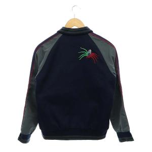 LANVIN スパイダー刺繍 スカジャン ブルゾン アウター 12 M マルチカラー