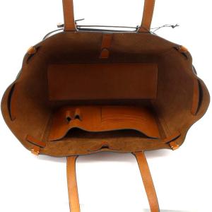 ANYA HINDMARCH Return to Nature トート スモール ショルダーバッグ レザー ブラウン