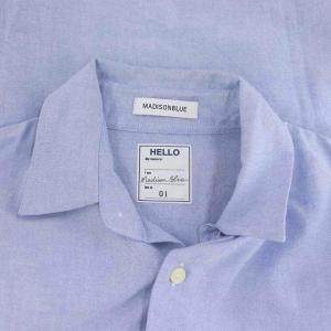 MADISONBLUE BRADLEY OX ショートスリーブシャツ 半袖 前開き S ライトブルー /DO OS
