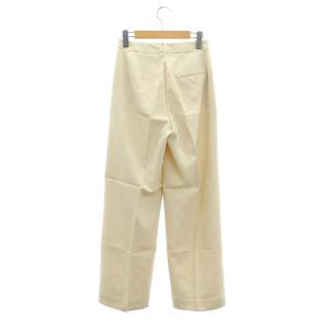 Deuxieme Classe DRYWOOL-PANTS ワイドパンツ ストレート ウール 34 アイボリー