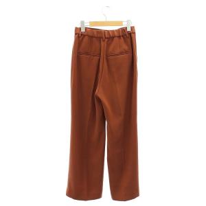 Plage 23AW washable straight パンツ ワイド ストレート 34 レンガ