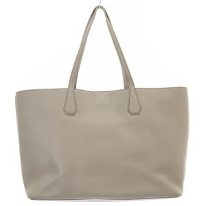 TORY BURCH レザー 肩掛け ショルダーバッグ トートバッグ ハンドバッグ グレージュ
