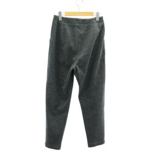 BORDERS at BALCONY メルトンジャージーパンツ テーパード ウール 36 S グレー
