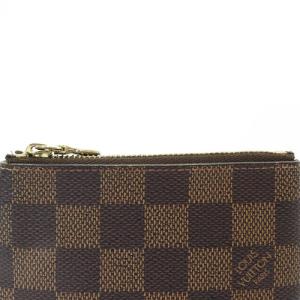 LOUIS VUITTON ダミエ ポシェットクレ コインケース 小銭入れ 茶色 ブラウン N62658