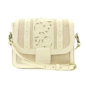 24SS Cutwork mini Bag ショルダーバッグ レザー カッティング 白 ホワイト