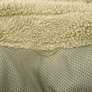 Deuxieme Classe フリースボアベスト ジップアップ ベージュ