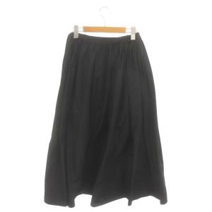 EVERYDAY I LIKE 22AW Dramatic Gather スカート ギャザー ロング 黒 ブラック