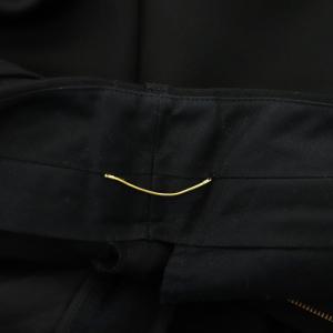 Deuxieme Classe 22AW exquisite パンツ ストレート スラックス ウール センタープレス 34 XS 黒 ブラック 22030500701030