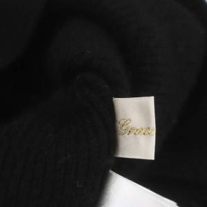 Grace Class アンゴラパールニットトップ トップス セーター 長袖 36 黒 ブラック