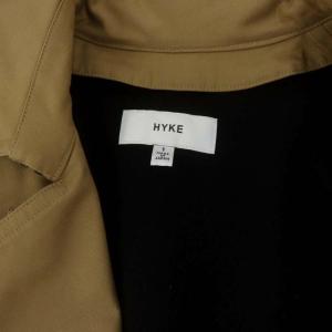 HYKE TIGHT FIT ウールライナー付き トレンチコート ベルト付き 1 ベージュ