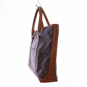LOUIS VUITTON モノグラム サックウィークエンド エベヌ ブラウン M42425