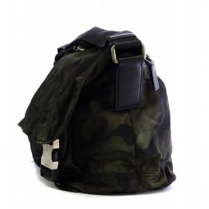 PRADA TESSUTO ショルダーバッグ カモフラ トライアングルロゴ カーキ