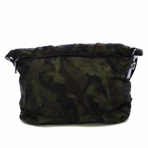 PRADA TESSUTO ショルダーバッグ カモフラ トライアングルロゴ カーキ