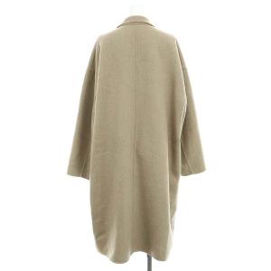 UNITED ARROWS UWMSC W/N リバー テーラードコート チェスター アウター ロング ウール 38 ベージュ