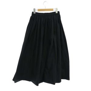 EVERYDAY I LIKE 22AW Dramatic Gather スカート フレア ギャザー ロング 黒 ブラック