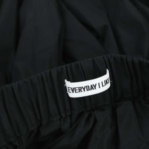 EVERYDAY I LIKE 22AW Dramatic Gather スカート フレア ギャザー ロング 黒 ブラック