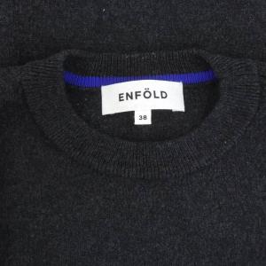 ENFOLD Cash Touch Box Pull-Overカシタッチボックスプルオーバーニット セーター プルオーバー ウール 38