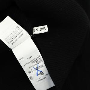 SNIDEL 23AW ニットワンピース ロング 長袖 F 黒 ブラック