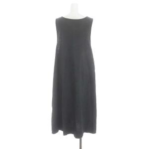 nest Robe リネン ノースリーブワンピース ロング F チャコール