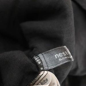 nest Robe リネンスキッパー2wayブラウス シャツ プルオーバー 長袖 F チャコールグレー