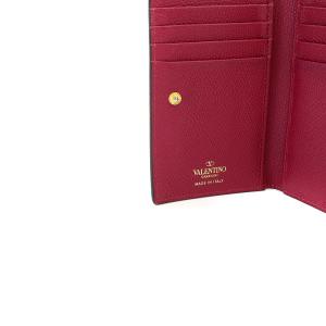 VALENTINO GARAVANI 財布 ロゴ 二つ折り レザー ボルドー