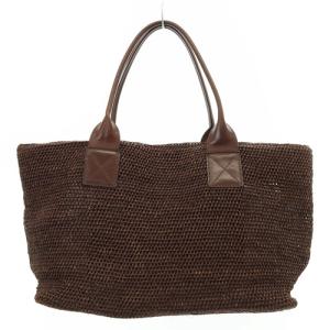 HELEN KAMINSKI ペーパー ビッグトートバッグ ハンドバッグ 茶色 ブラウン