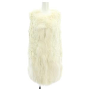 レッキス×フォックスベスト 前開き 36 オフホワイト