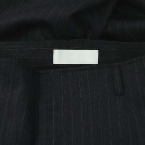 AP STUDIO アパルトモン 23AW ストライプロングスカート マキシ丈 バックスリット 34 ダークグレー /MI