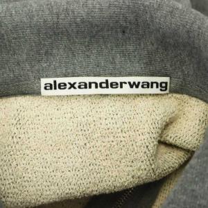 alexanderwang クロップド ハーフジップ スウェットシャツ XS グレー