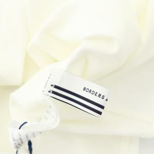 BORDERS at BALCONY 24SS OFF SHOULDER TOP トップス カットソー 五分袖 プルオーバー オフショルダー 36 S 白 ホワイト