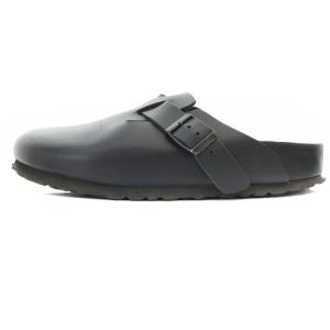 BIRKENSTOCK Boston Exquisite シューズ レザー スリッポン 24.5cm 黒 ブラック