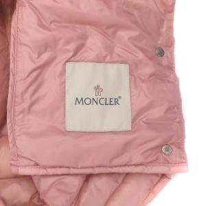 MONCLER LIANE GILET ダウンベスト 前開き スナップボタン ナイロン 0 ピンク