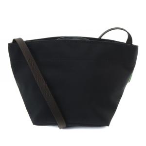 Hervé Chapelier ナイロン舟型 ショルダーバッグ XS 黒 ブラック 1927N